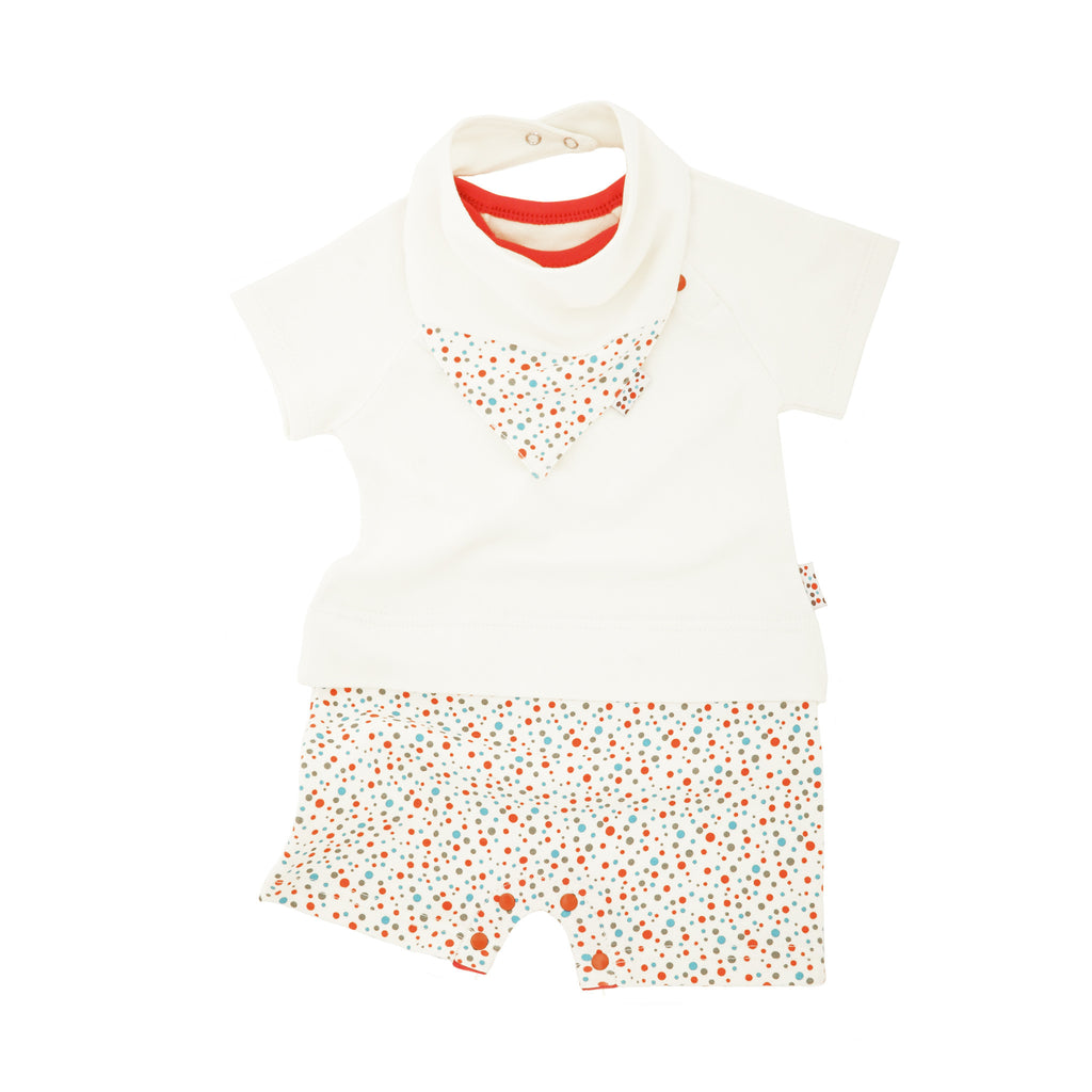 Playtime: Onesie-Tee and Bib Set